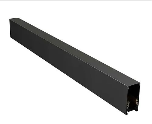 Профиль Магнитный накладной 2 метровый Алюминиевый для Magnetic S/U BLACK