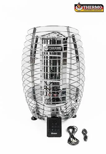 Электрокаменка для сауны THERMO AREA-120, с выносным пультом, 12 кВт (380 Вт, до 18 м3)