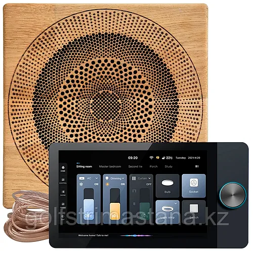 Комплект аудио системы для сауны Steam & Water Smart Home Music 2.0 (квадрат)