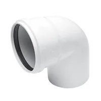 Отвод канализационный Ду-110 из ПП (под углом 90°)  Flextron