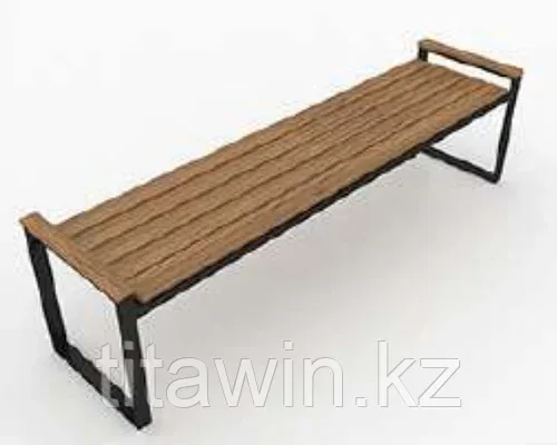 Скамейка парковая деревянная