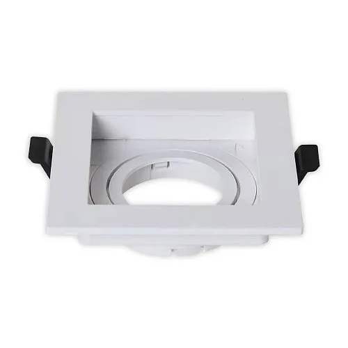 Св-к SY5570S SQUARE GU10 WHITE без лампы