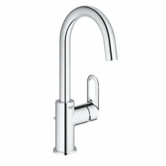Смеситель для раковины GROHE BauLoop с донным клапаном, L-Size, хром 23763000