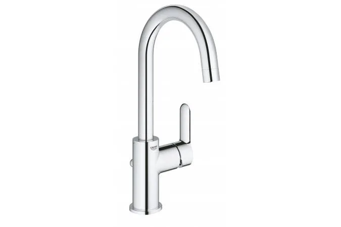 Смеситель для раковины GROHE BauEdge с донным клапаном, L-Size, хром 23760000