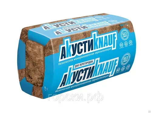 Утеплитель KNAUF Акустик 5см Плотность 15 (12м2)