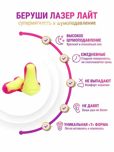 Полиуретановые беруши Honeywell Laser Lite