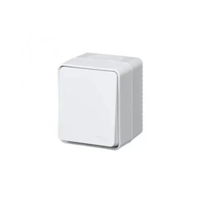 К111 Выкл 1-кл о/у IP54 10А Atlas Profi 54 БЕЛЫЙ ATN540111 (12)