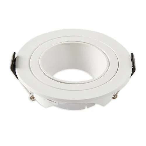 Св-к SY5572R ROUND GU10 WHITE без лампы