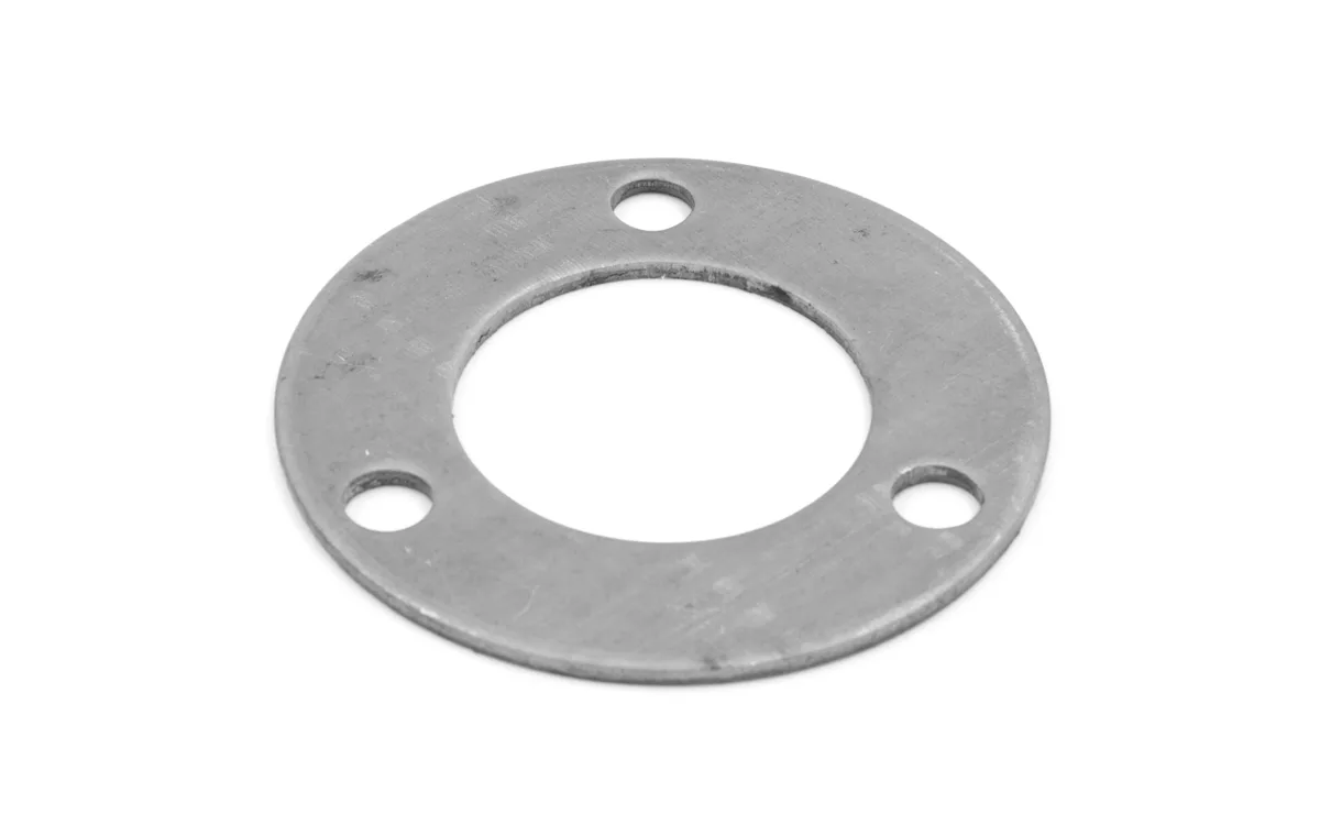Фланец стойки 38/80 х 3 мм, 3 отв х М10 х 20, черный металл k116-38-9
