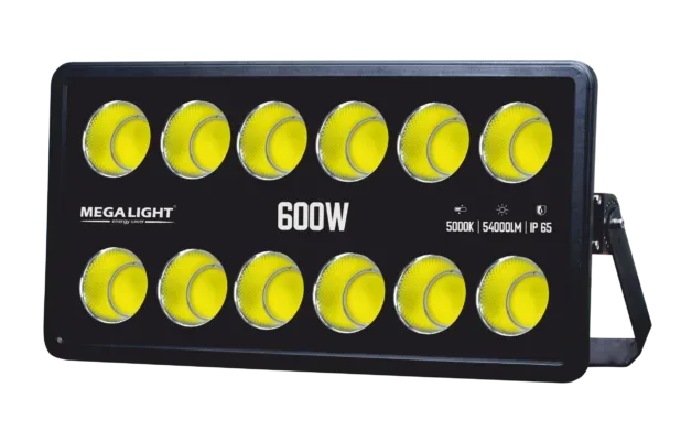 LED ПРОЖЕКТОР ARENA 600W 54000Lm 677х370х100 5000K IP65 MEGALIGHT (1)