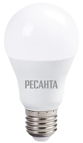 Лампа светодиодная РЕСАНТА LL-R-A60-13W-230-4K-E27