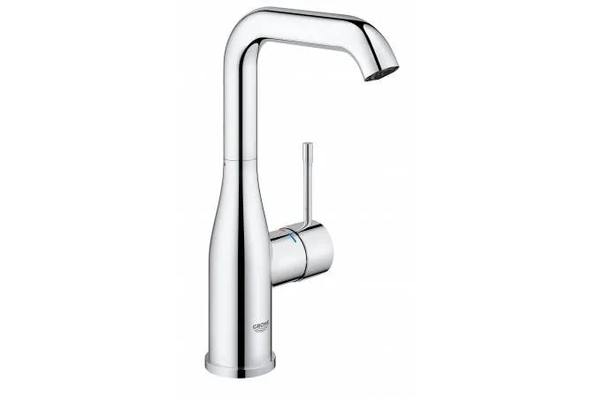 Смеситель для раковины GROHE Essence+ с высоким изливом, хром 23541001