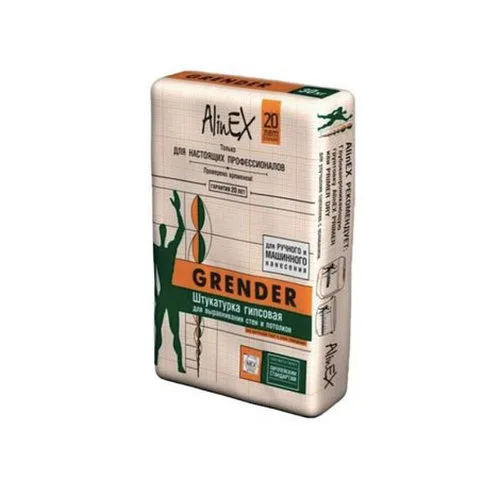 Гипсовая штукатурка AlinEX «GRENDER», 30 кг