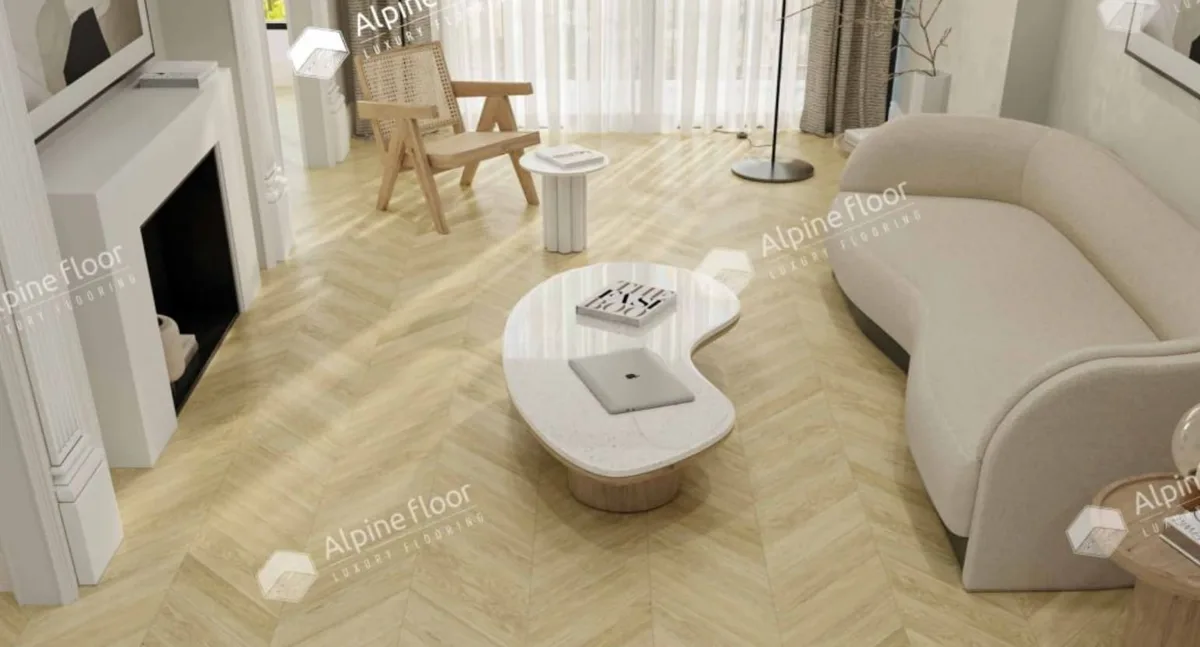 Alpine Floor Дуб Ваниль Селект Шеврон Chevron ECO 20-2 LVT плитка