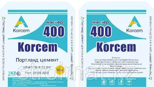 Цемент М-400 Портланд в мешках, 50 кг