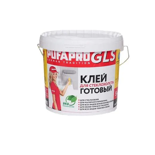 Готовый клей для стеклообоев PUFAPRO GLS, 10кг.