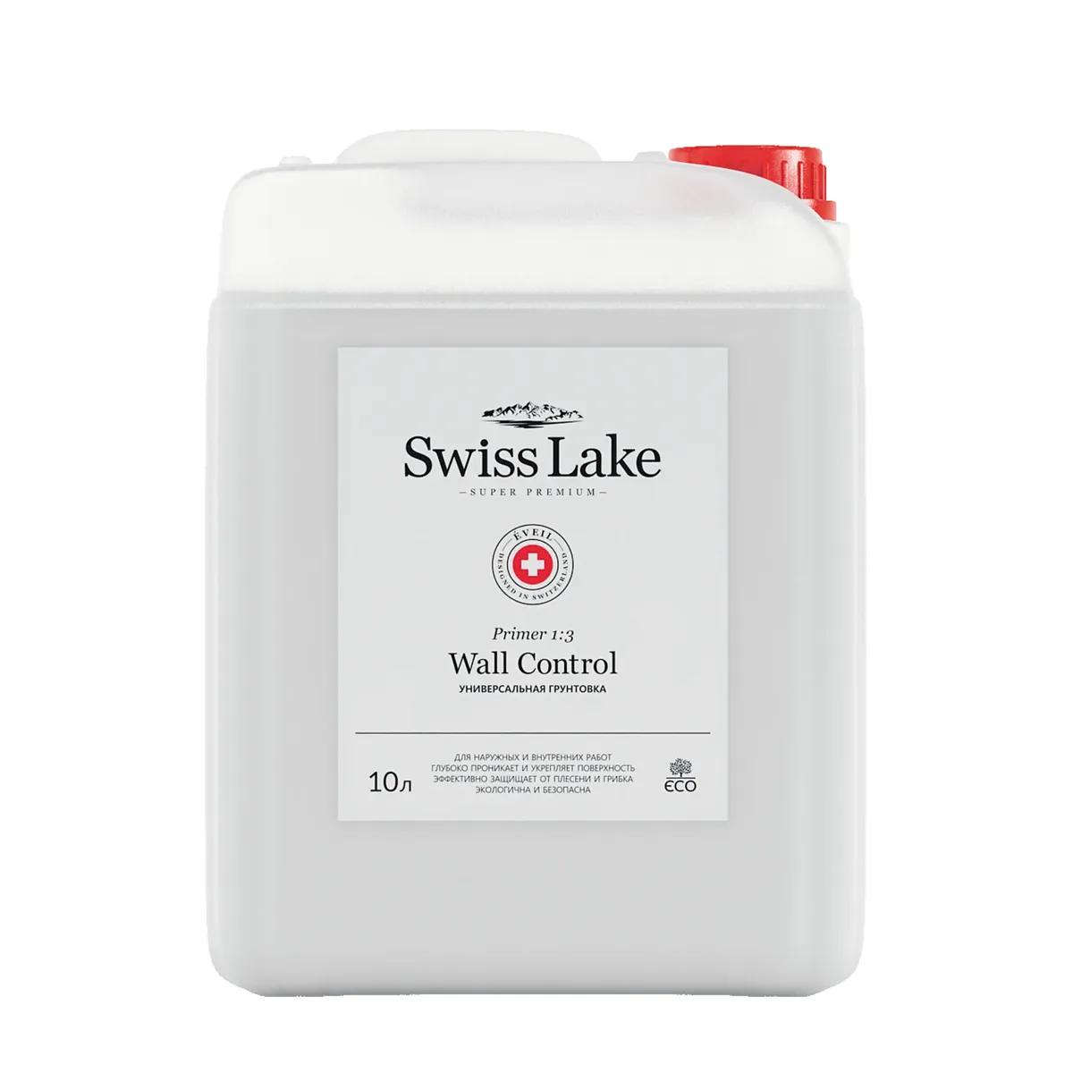 Грунт Swiss Lake Primer 1:3 Wall Control база C 10 л СН000022741-10