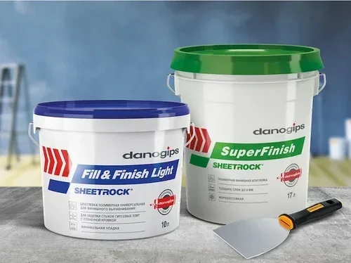 Профессиональная серия готовых шпатлевок Danogips Sheetrock 17л