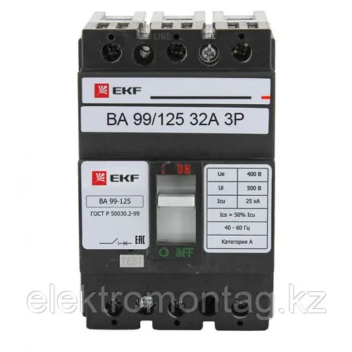 Автоматический выключатель ВА-99 125/32А 3P 25кА EKF PROxima