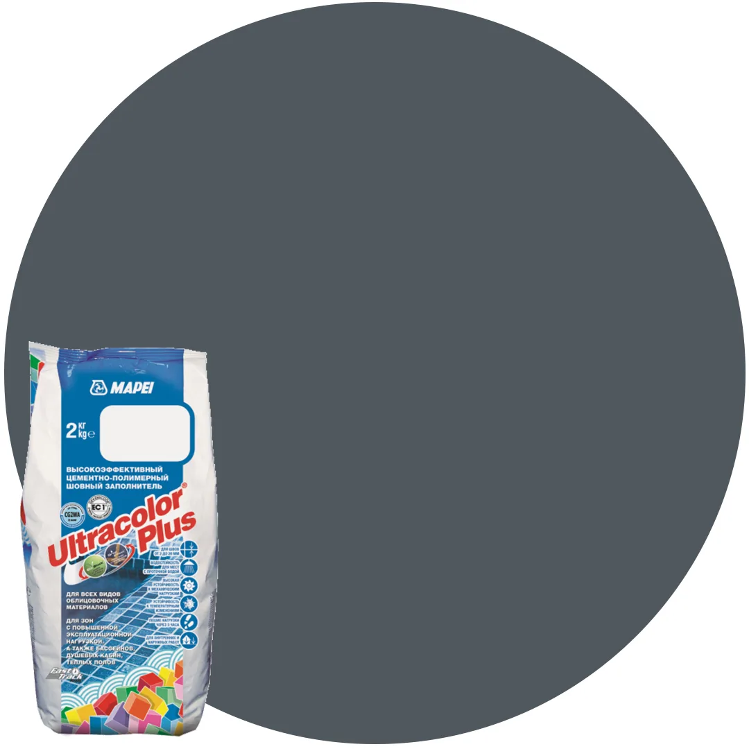 ULTRACOLOR PLUS Антрацит 114 Цементная затирка для шва 1-20 мм