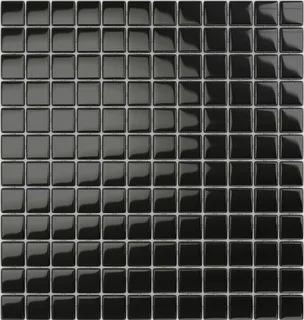 Мозаика стеклянная Antarra Mono черный ST012