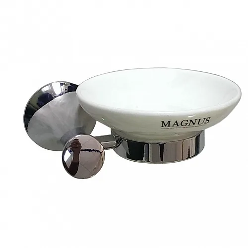 85004 Мыльница керамическая с креплением к стене MAGNUS