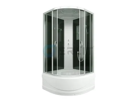 ДУШЕВАЯ КАБИНА ERLIT ER 3508TP-C4 800*800*2150 с высоким СЕРЫм поддоном