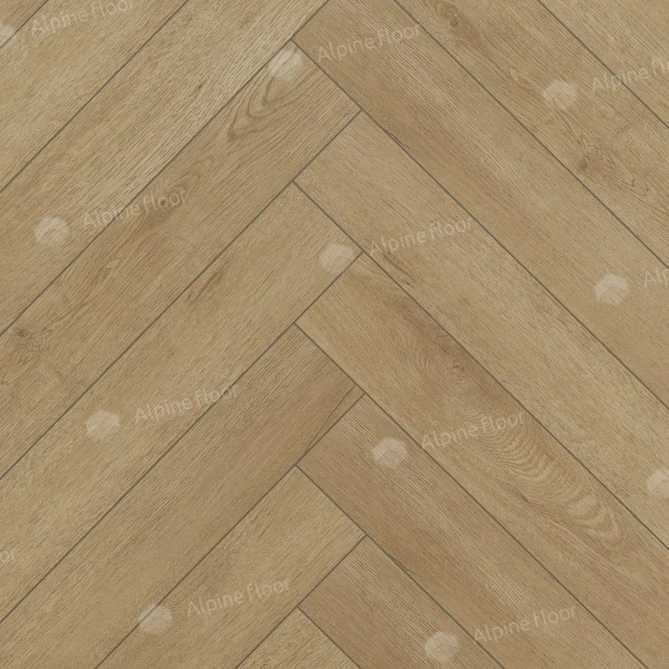 Ламинат "Alpine Floor" Herringbone 12 Дуб Молизе (600*100*12 мм)