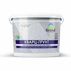 Грунтовка пигментированная Кварц-грунт для наружных и внутренних работ 5кг