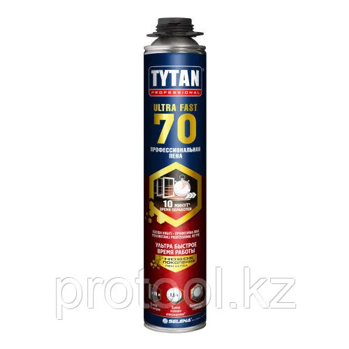 Пена монтажная ПРОФ TYTAN 70 ULTRA FAST (870 мл)