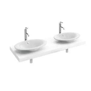 Столешница Jacob Delafon Parallel EB57-1400-N18, 140 см, белый блестящий