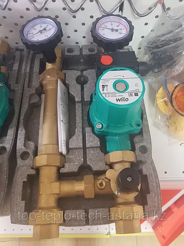 Насосная группа Easyflow DN25 R1" с трёхходовым вентилем в комплекте с насосом Wilo 25/6