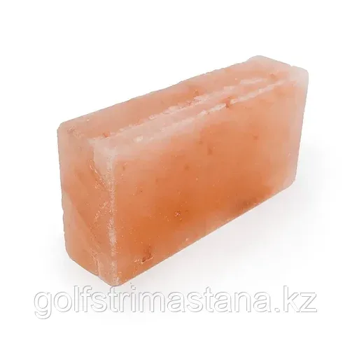 Кирпич из гималайской соли 200x100x50 мм (с пазом) шлифованный