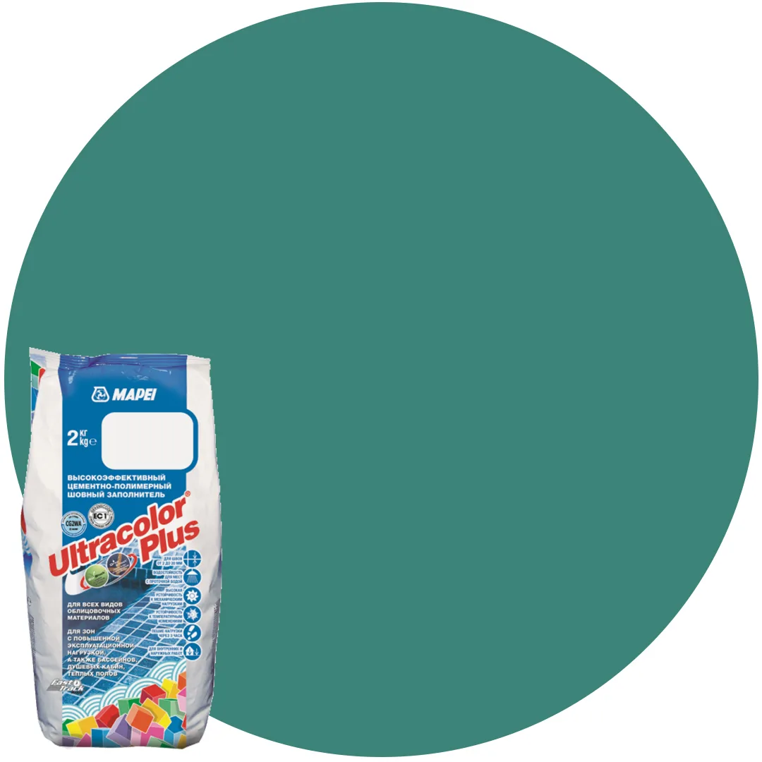 ULTRACOLOR PLUS Бирюзовый 171 Цементная затирка для шва 1-20 мм