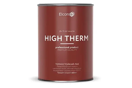 Термостойкий лак Elcon в банках 1,0 л (0,8 кг.)