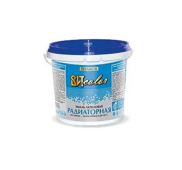 Эмаль водно-дисперсионная радиаторная (на акриловой основе) 0,9 кг