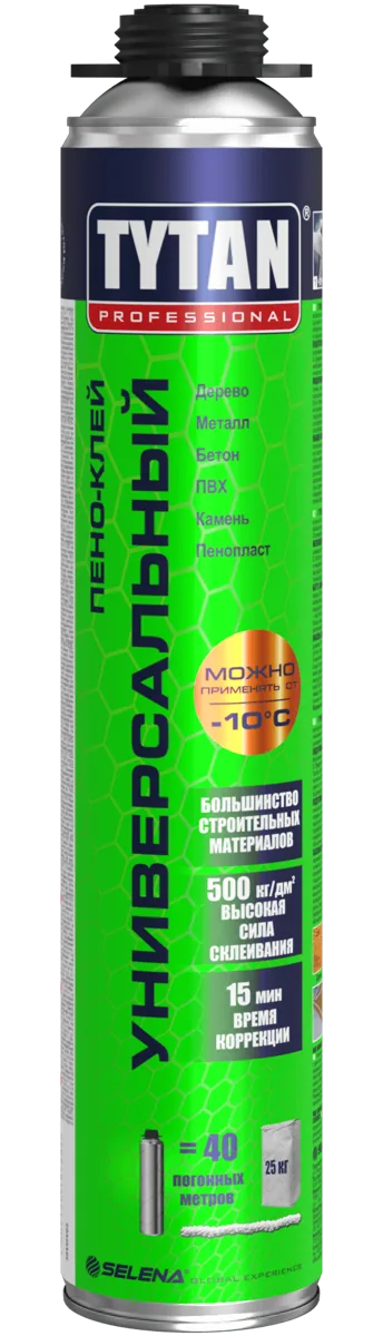 10048582 TYTAN PROFESSIONAL УНИВЕРСАЛЬНЫЙ ПЕНО-КЛЕЙ - GUN (зеленый)