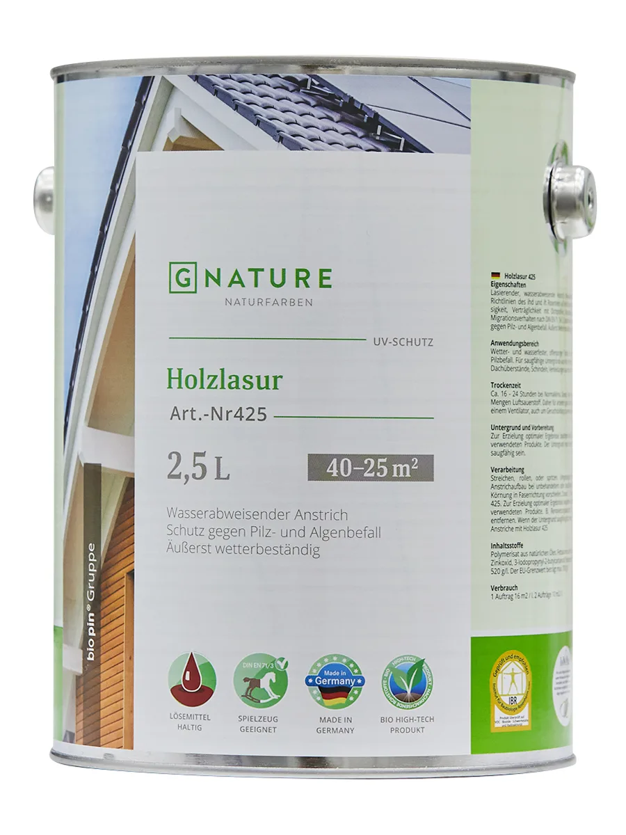 Масло-лазурь для дерева\425 Holzschutz Öl-Lasur Gnature, Германия