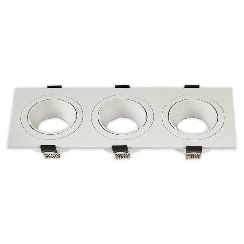 Св-к SY5572S-3 SQUARE GU10  WHITE без лампы