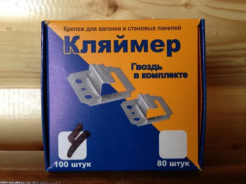 Кляймер для вагонки и стеновых панелей 2мм/3мм/4мм/5мм/6мм
