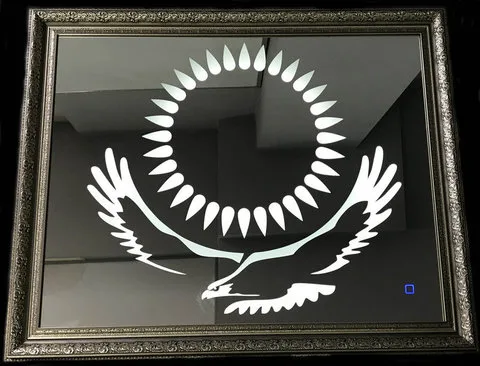 Зеркало Континент Kazakhstan silver Led