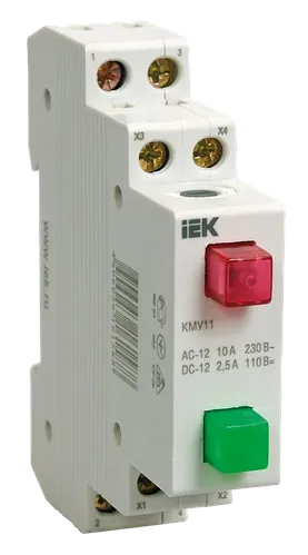 Кнопка управления модульная КМУ11 10А 230В IEK