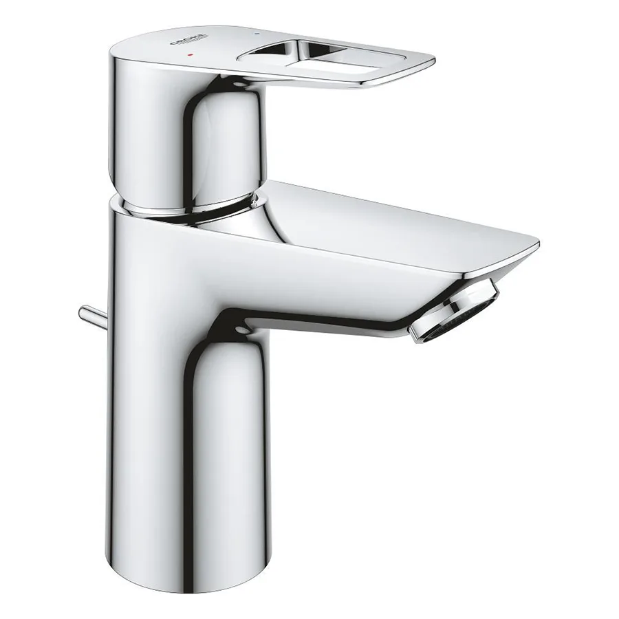 Смеситель Grohe для раковины с рычажным донным клапаном, размер S, хром Grohe BauLoop 23335001