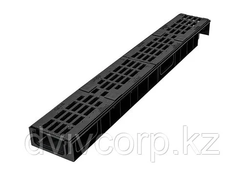 Лоток Ecoteck STANDART light 100.65 h69 с решеткой 100 чугунной, кл.С250