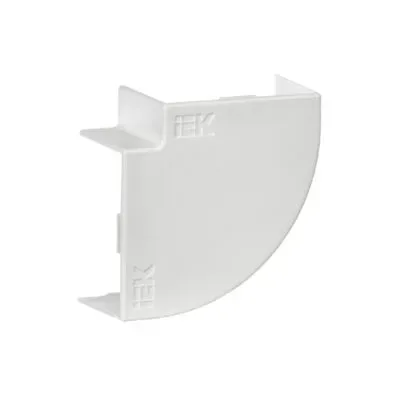 Поворот 90° КМП 100х60 Белый ЭЛЕКОР IEK (2)
