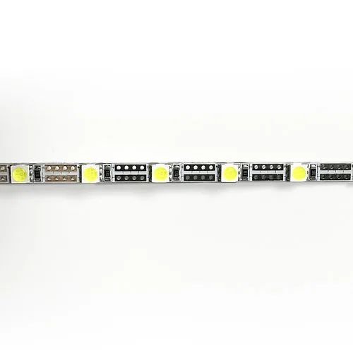 Линейка светодиодная 5050 50/м 6мм, 12V, 1м, БЕЛАЯ 10000K IP20