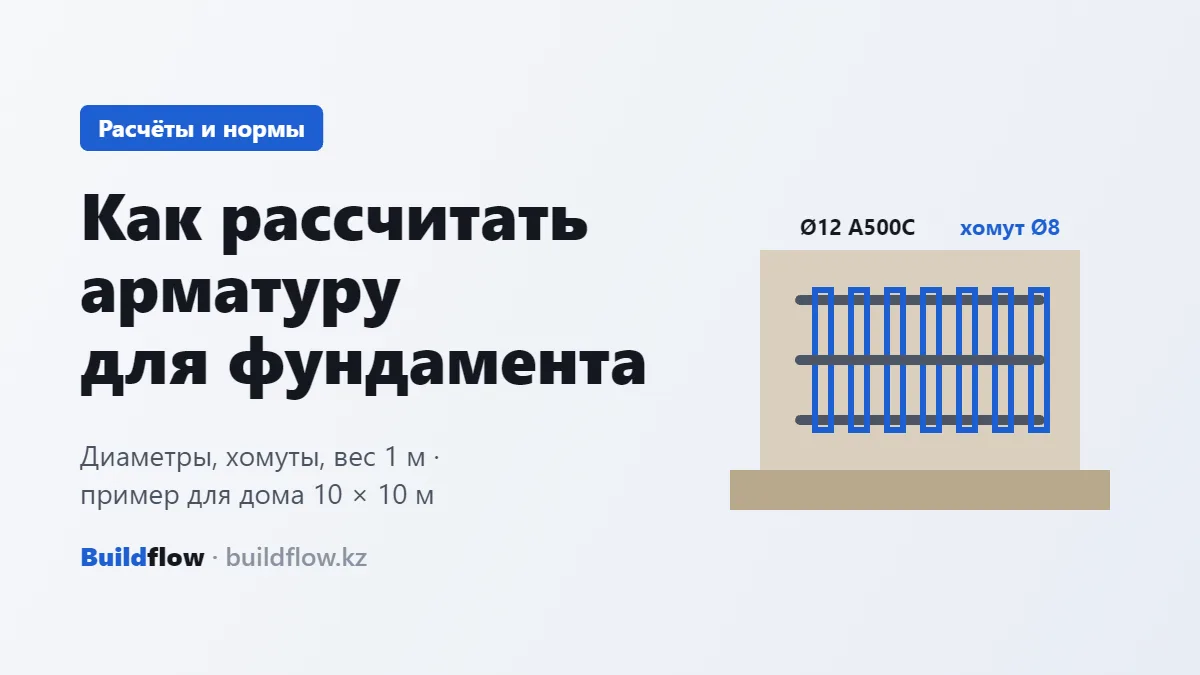 Арматурный каркас ленточного фундамента в траншее