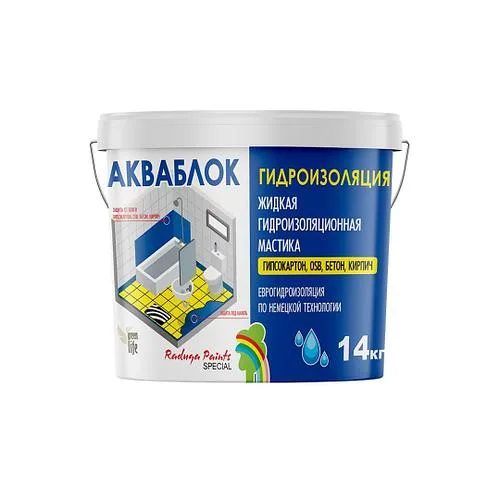 Мастика гидроизоляционная Акваблок, 14кг