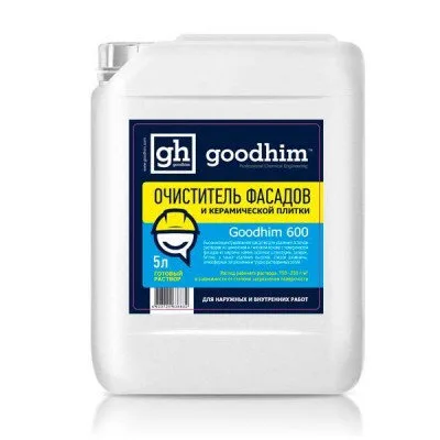Очиститель фасадов 600, 5 л/ GOOD HIM