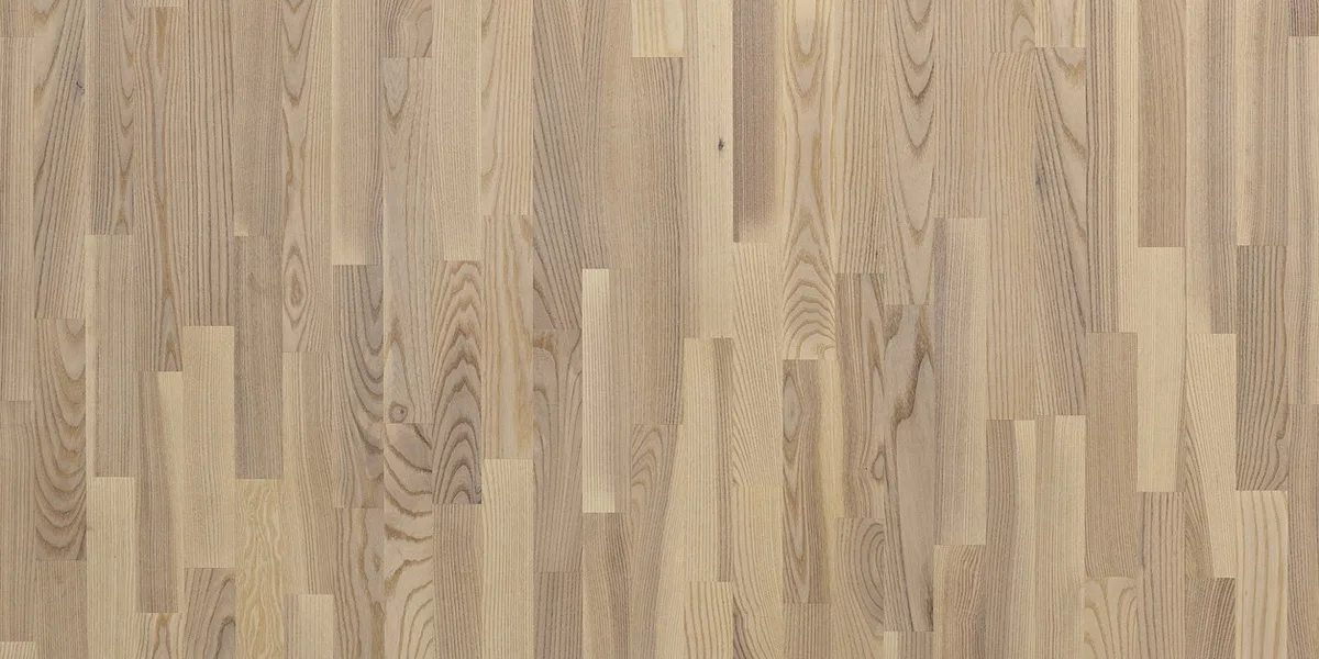 Паркетная доска FocusFloor ASH MISTRAL WHITE MATT 3S